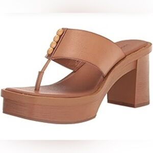 Lucky Brand Tan Platform Sandals